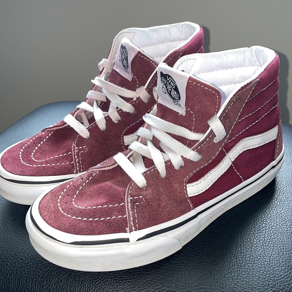 Vans high top suede